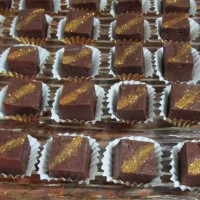 “What a Hunk of Dark Chocolate” Fudge Bites